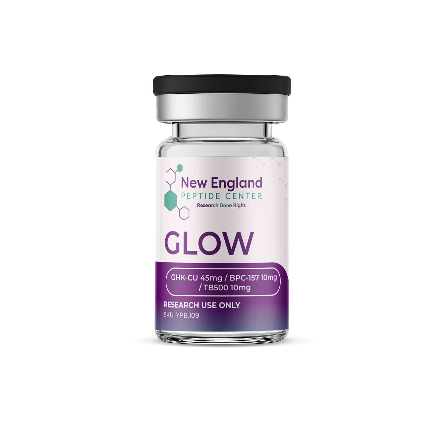 GLOW GHK-Cu (45mg) / BPC-157 (10mg) / TB500 (10mg)