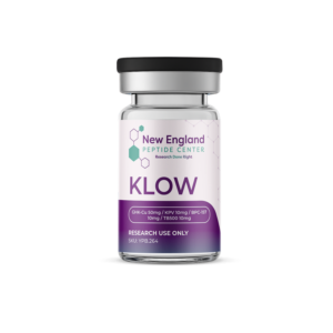 KLOW research peptide vial GHK-Cu BPC-157 TB-500 KPV