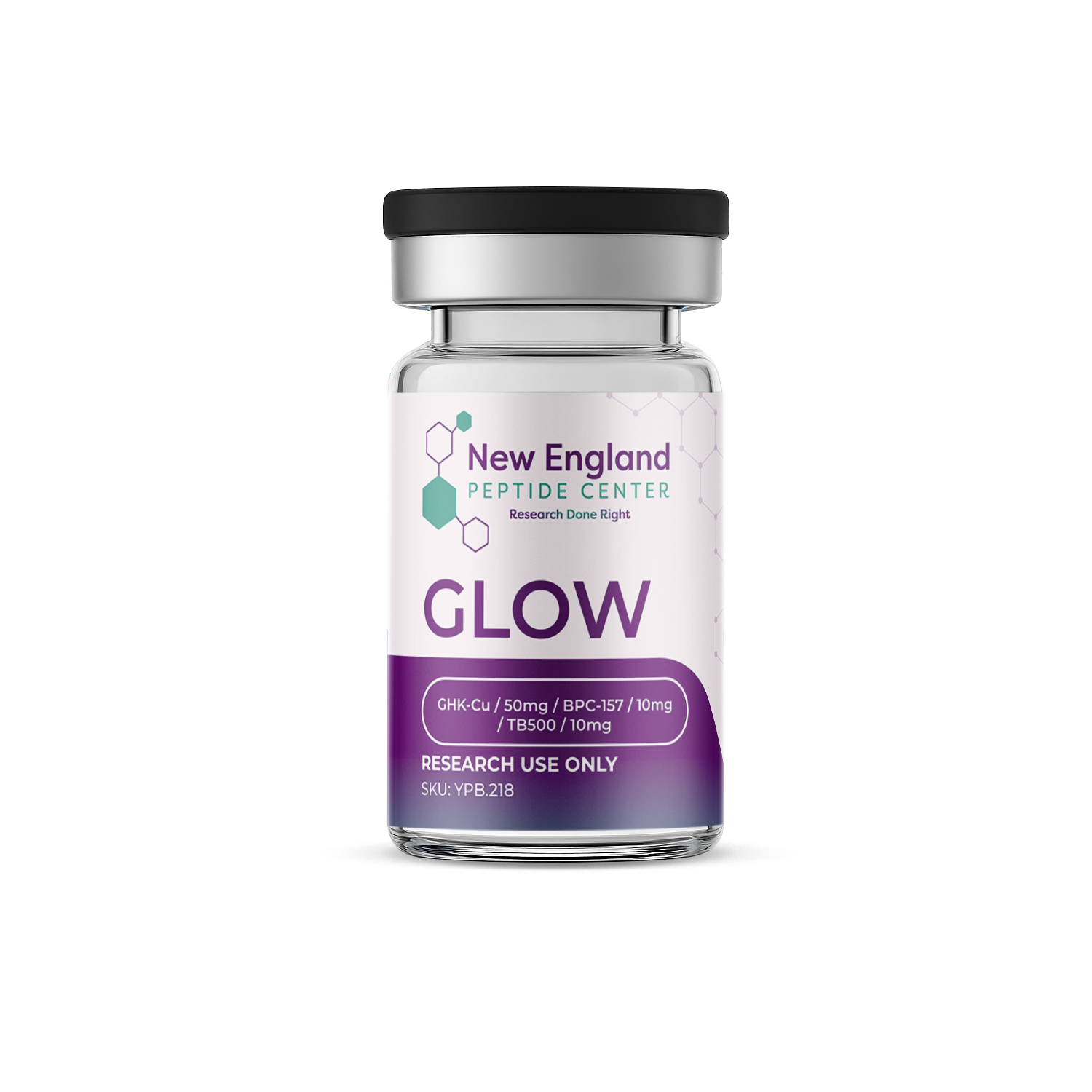GLOW GHK-Cu (50mg) / BPC-157 (10mg) / TB500 (10mg)
