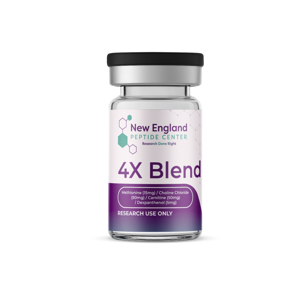 4X Blend Methionine (15mg) / Choline Chloride (50mg) / Carnitine (50mg) / Dexpanthenol (5mg)